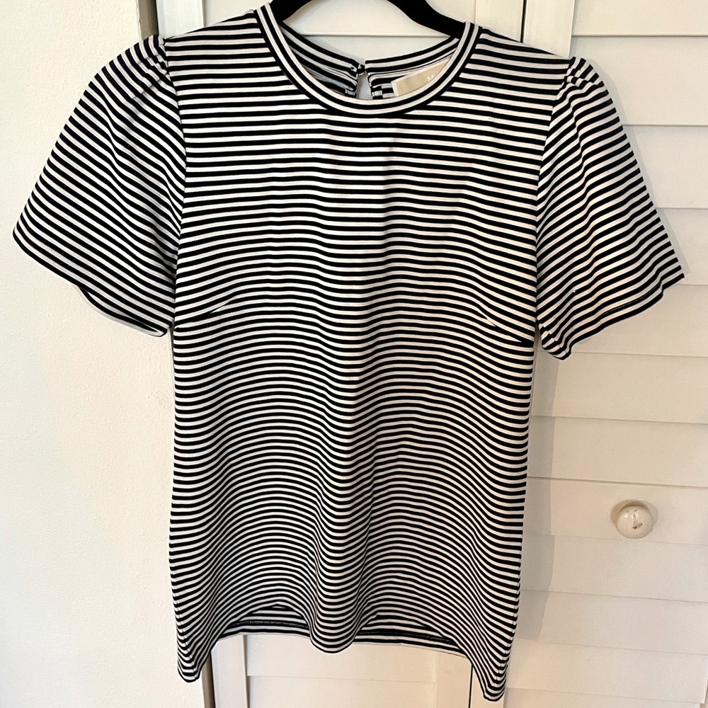 Michael Kors Puff Short Sleeve Blouse